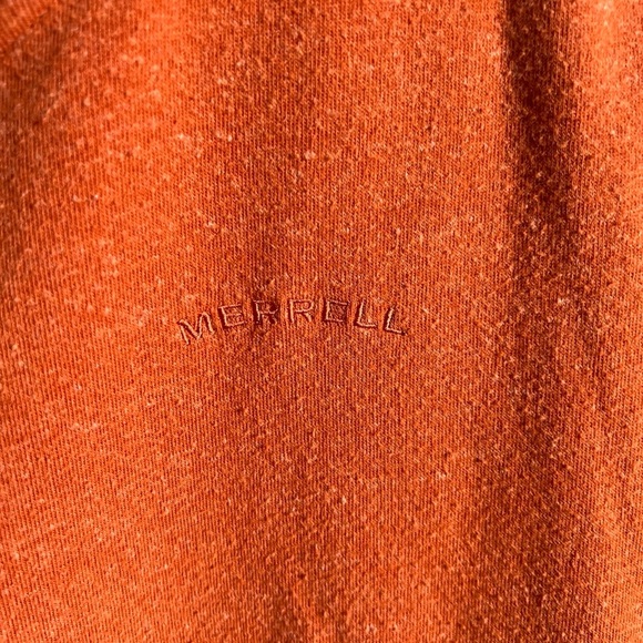 Merrell Women’s Pullover Sweatshirt Medium W/front Pocket - Picture 2 of 5